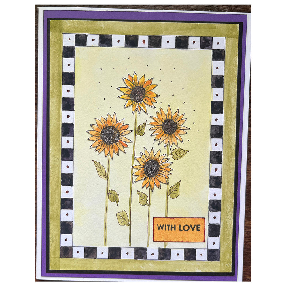 Greeting Card (Sunflowers With Love)