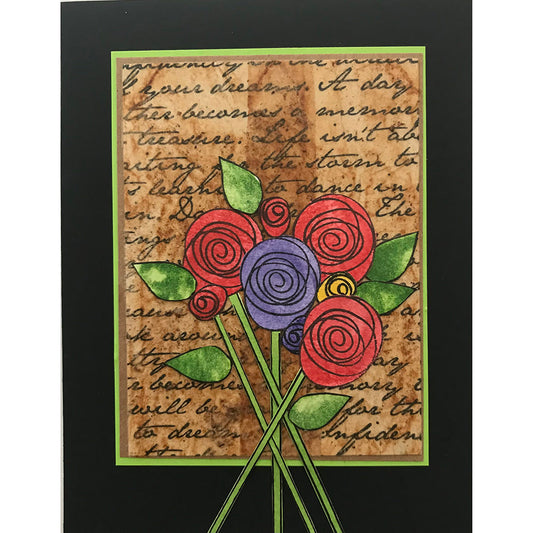 Greeting Card (Wild roses)