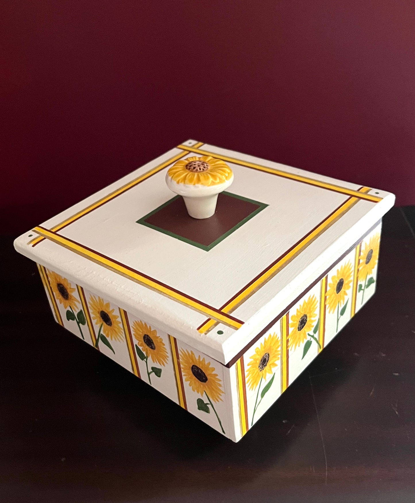 Sunflower Decorative Box