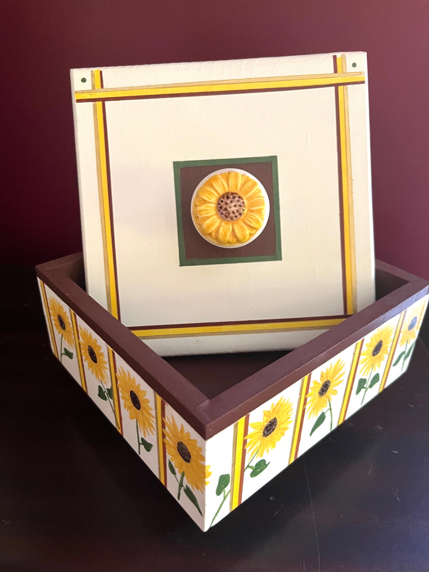 Sunflower Decorative Box